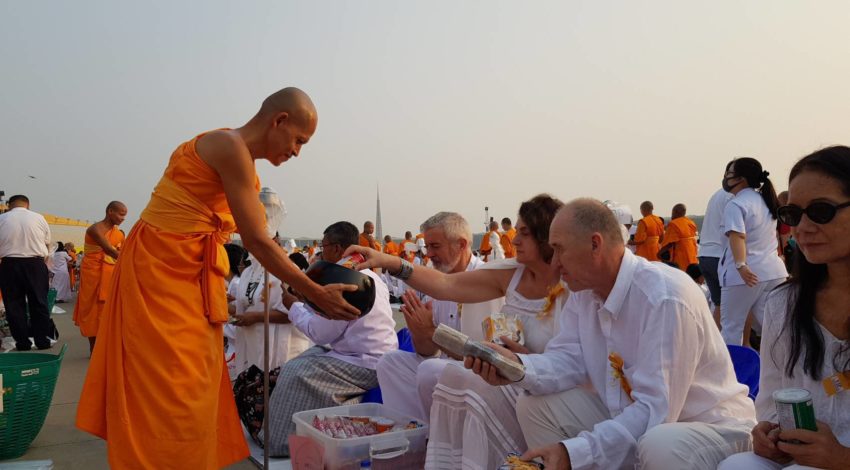 IEP Joins Magha Puja Day Light of Peace Ceremony in Thailand