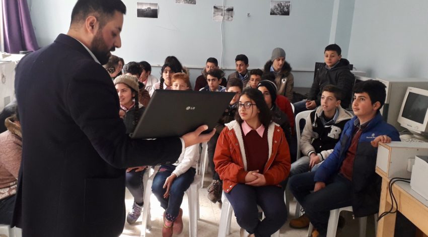 Ambassador Yazan Rislan Orabi Teaches Peace to Syrian Youth