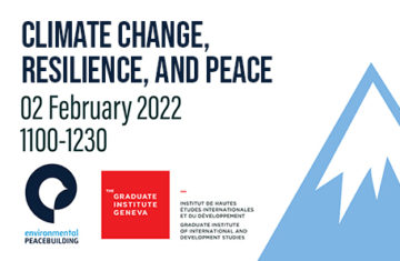 Climate Change, Resilience and Peace